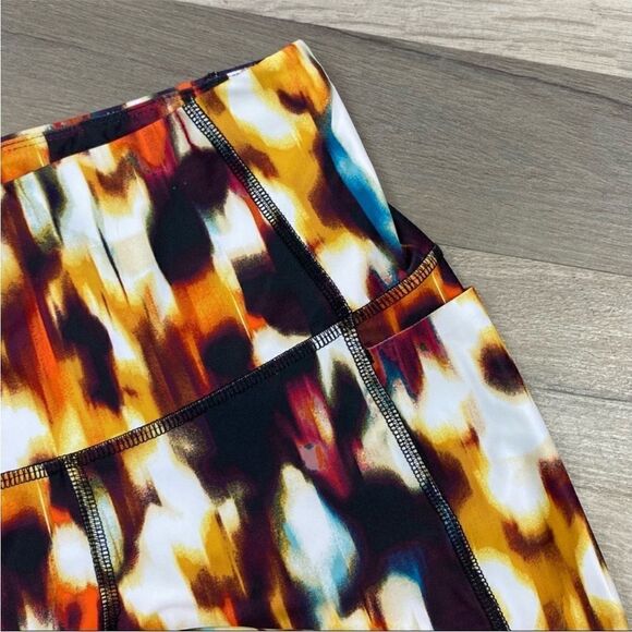 Xersion Celeste Quick Dri High Rise 7/8 Ankle Pocket Leggings Multi Color XS - Picture 3 of 10